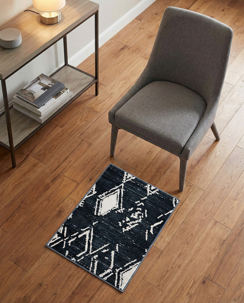 Metro Heights Collection Area Rug -  Madison Rectangle Navy Blue  lifestyle 32