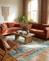 Caribbean Breeze Collection Area Rug -  Isla Rectangle Cream  lifestyle 17