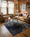Autumnal Tapestry Collection Area Rug -  Slateville Rectangle Gray  lifestyle 15
