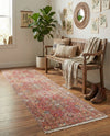 Bazaar Chic Collection Area Rug -  Khouribga Runner Rust Red  lifestyle 53