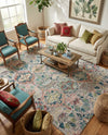 Savannah Elegance Collection Area Rug -  Forsyth Rectangle Multi  lifestyle 37
