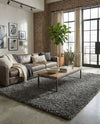 Eternal Plush Oasis Collection Area Rug -  Tranquility (Smoke) Rectangle Smoke  lifestyle 15