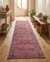 Zahara Oasis Collection Area Rug -  Tangier Runner Rust Red  lifestyle 80