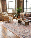 Bazaar Chic Collection Area Rug -  Chefchaouen Rectangle Salmon Pink  lifestyle 17