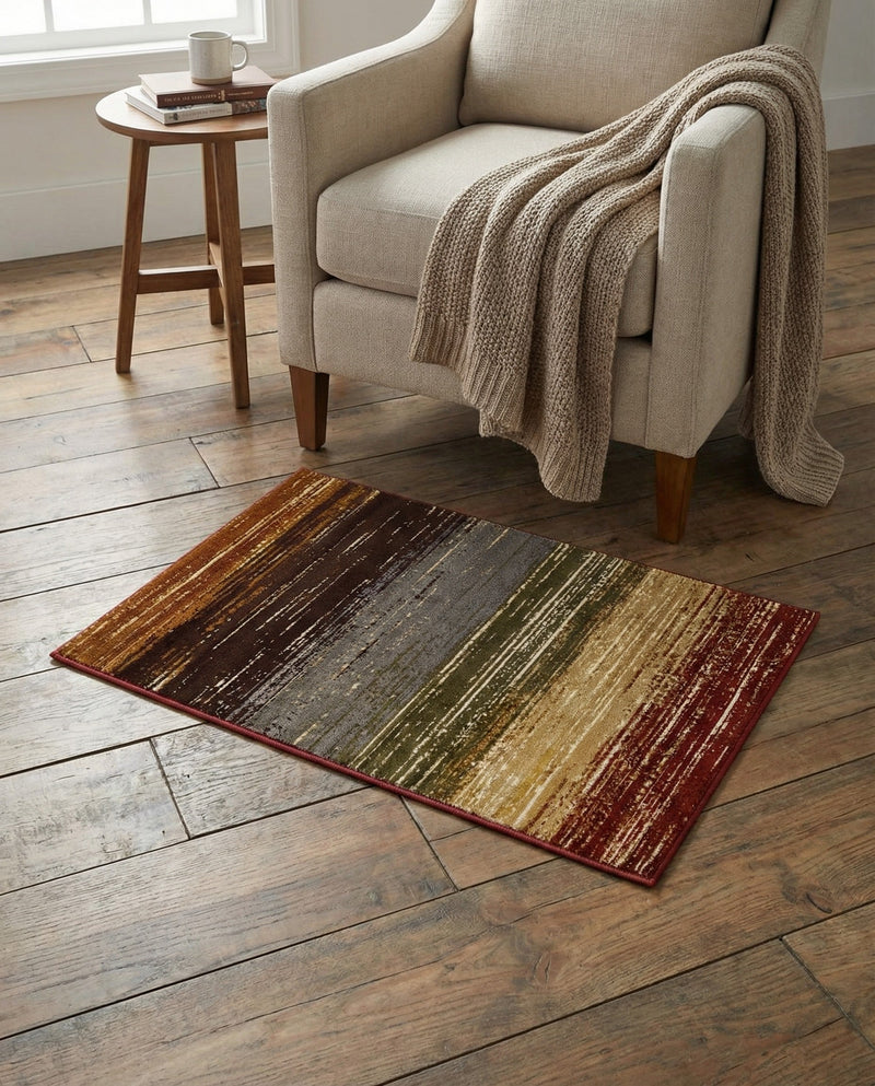 Bistro Lounge Collection Area Rug -  Cortado Rectangle Beige  lifestyle 4