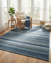 Jewel Oasis Collection Area Rug - Sapphire (Blue) Rectangle Blue  lifestyle 13