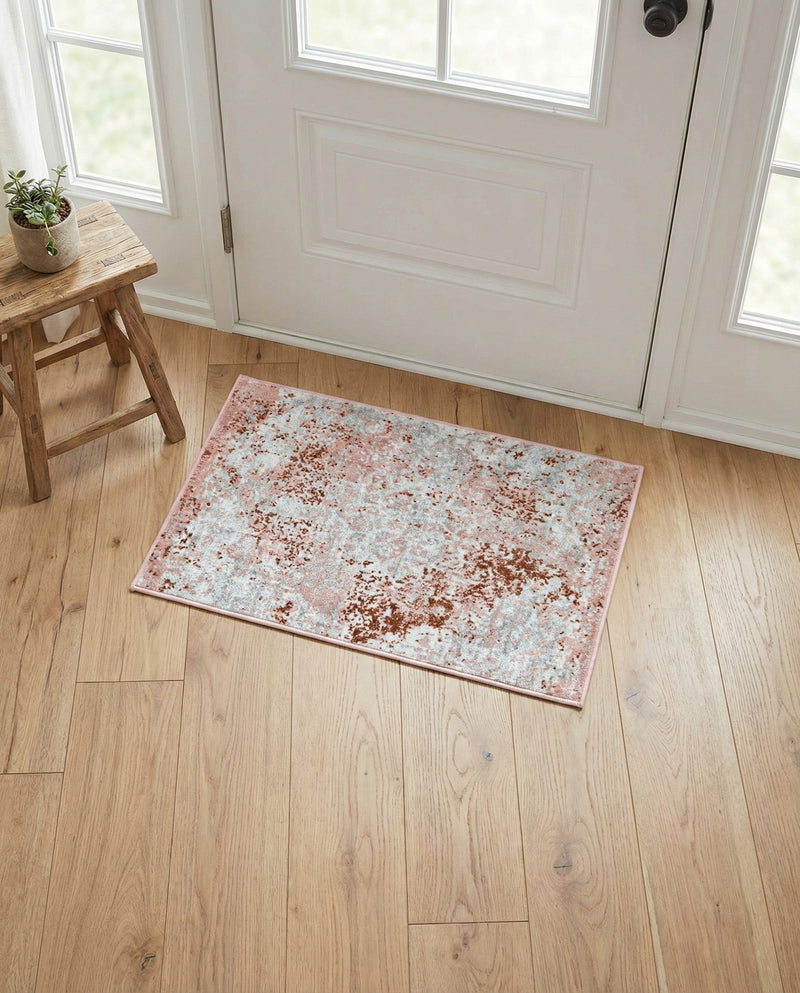 Aegean Elegance Washables Collection Area Rug -  Serifos Rectangle Rose Pink  lifestyle 29