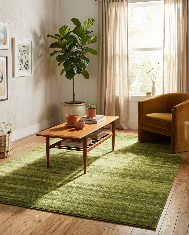 Studio Haven Collection Area Rug -  Gallery (Green) Rectangle Green  lifestyle 19