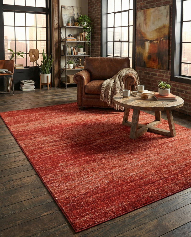 Studio Haven Collection Area Rug -  Gallery (Terracotta) Rectangle Terracotta  lifestyle 43