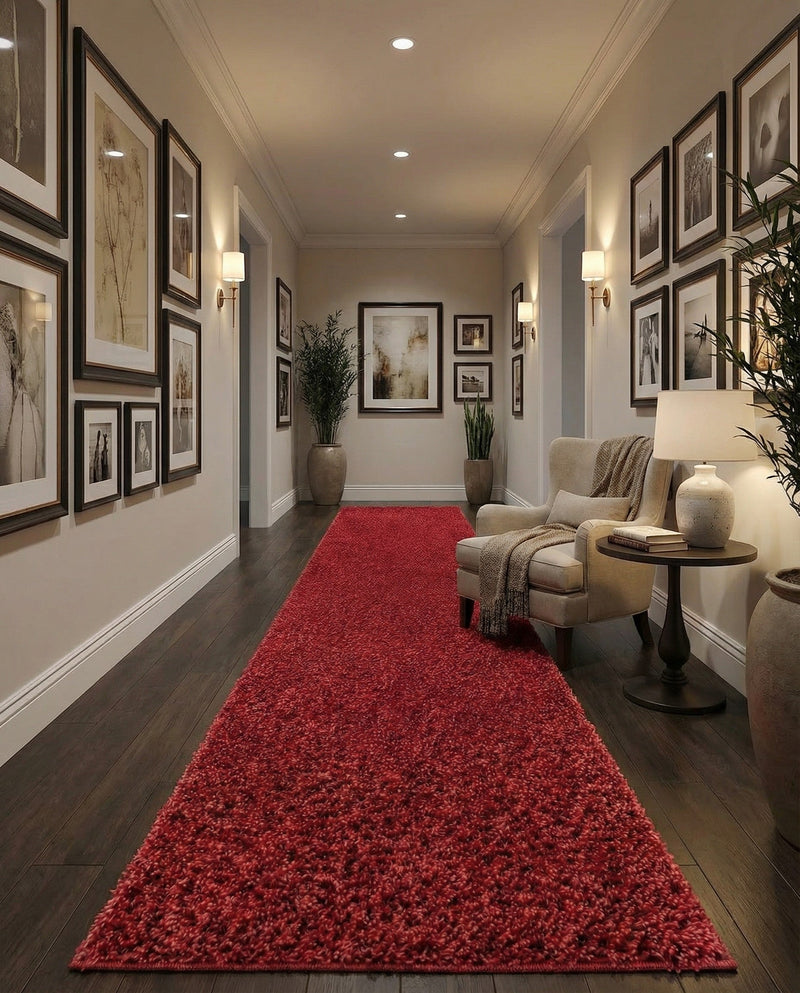 Alpine Plush Collection Area Rug -  Cortina (Poppy) Runner Poppy  lifestyle 71