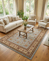 Jaipur Elegance Collection Area Rug -  Nahargarh (Light Blue) Rectangle Light Blue  lifestyle 22