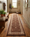 Casablanca Tapestry Collection Area Rug -  Marrakech (Coffee Brown) Runner Coffee Brown  lifestyle 50