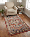 Eden Oasis Collection Area Rug -  Refuge (Terracotta) Rectangle Terracotta  lifestyle 21