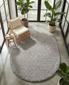 Majestic Manor Collection Area Rug - Versailles (Silver Screen) Oval Silver Screen  lifestyle 63