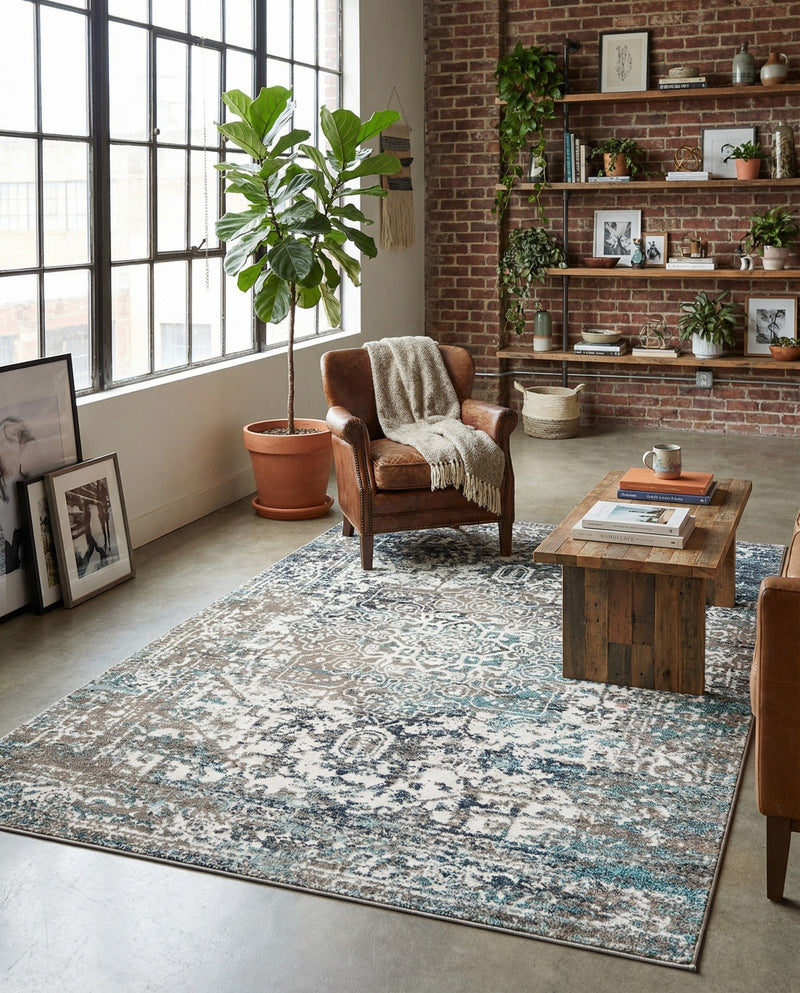 Georgetown Rugs Collection Area Rug - Dupont (Gray) Rectangle Gray  lifestyle 13