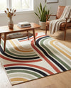 Urban Terrace Collection Area Rug -  Piazza Rectangle Multi  lifestyle 21