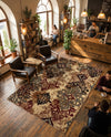 Bistro Lounge Collection Area Rug -  Piccolo Rectangle Beige  lifestyle 15