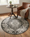 Urban Oasis Rugs Collection Area Rug -  Penthouse (Charcoal Gray) Round Charcoal Gray  lifestyle 69