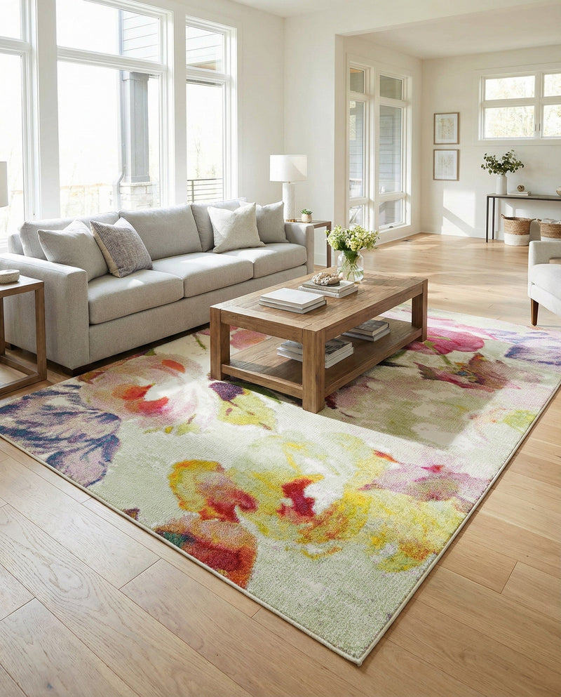 Venetian Elegance Collection Area Rug -  Marghera Rectangle Ivory  lifestyle 6