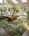 Georgetown Rugs Collection Area Rug - Dupont (Green) Square Green  lifestyle 43