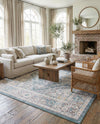 Caribbean Breeze Collection Area Rug -  Andros Rectangle Gray  lifestyle 8