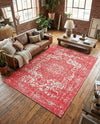 Georgetown Rugs Collection Area Rug - Dupont (Pink) Rectangle Pink  lifestyle 7