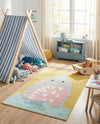 Wonder Tykes Collection Area Rug -  Whimsical Rectangle Yellow  lifestyle 8