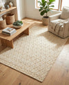 Savannah Weave Collection Area Rug - Serengeti Rectangle Ivory  lifestyle 12