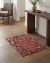 Neptune Elegance Collection Area Rug -  Proteus Rectangle Burgundy  lifestyle 18
