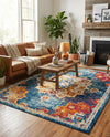 Beverly Grove Collection Area Rug - Melrose (Multi) Rectangle Multi  lifestyle 11