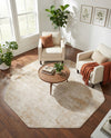 Luminara Sands Collection Area Rug - Elysium (Sand) Octagon Sand  lifestyle 79