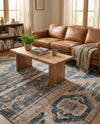 Cascade Range Collection Area Rug - Hood (Navy Blue) Rectangle Navy Blue  lifestyle 24