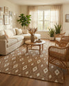 Sienna Collection Area Rug - Umbria Rectangle Caramel and Ivory  lifestyle 45