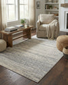 Serenity Sands Collection Area Rug -  Tranquilbay Rectangle Cream  lifestyle 16