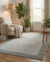 Studio Haven Collection Area Rug -  Conservatory (Light Gray) Rectangle Light Gray  lifestyle 7