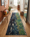 Marrakesh Elegance Collection Area Rug -  Figuig Runner Navy Blue  lifestyle 44