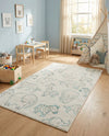 Wonder Tykes Collection Area Rug -  Spectrum Rectangle Ivory  lifestyle 55