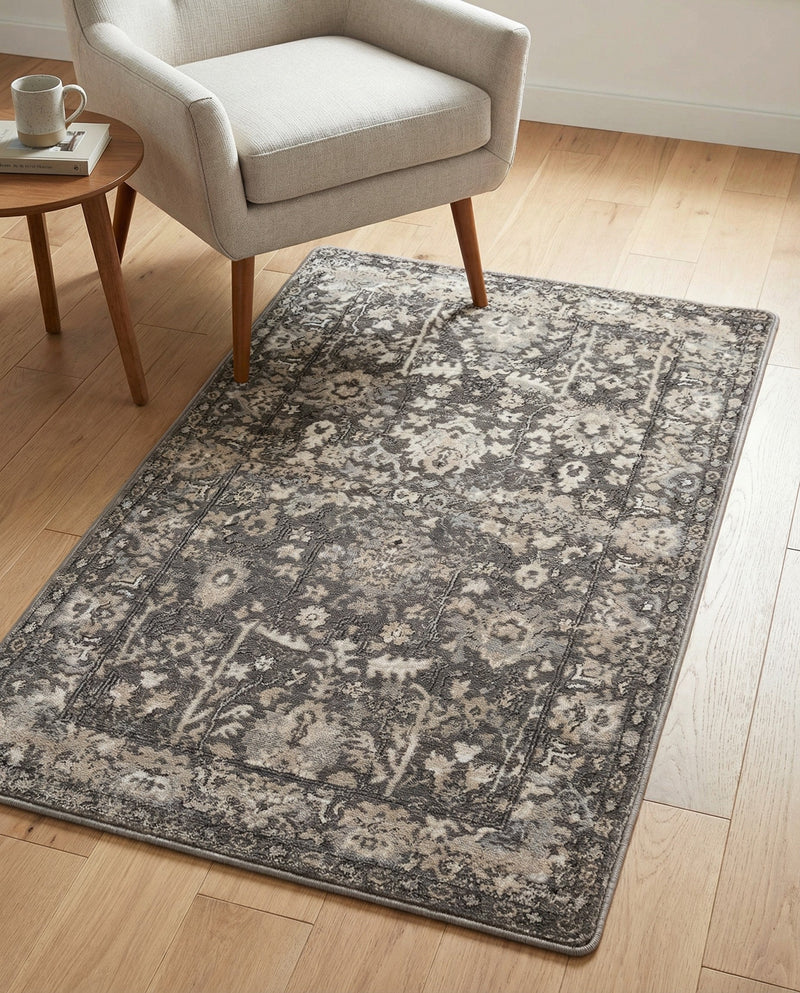 Cascade Range Collection Area Rug -  Shasta (Gray) Rectangle Gray  lifestyle 32