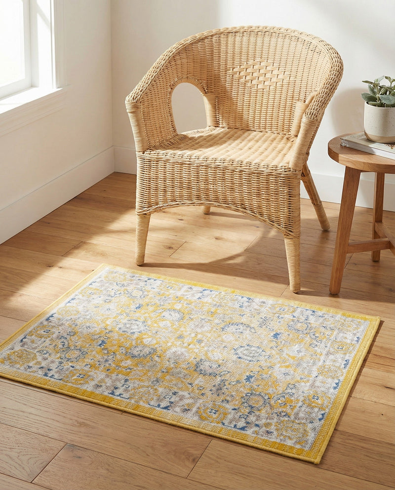 Savannah Series Collection Area Rug -  Beaufort Rectangle Tuscan Yellow  lifestyle 24
