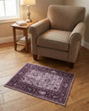 Horizon Collection Area Rug -  Apex (Purple) Rectangle Purple  lifestyle 24
