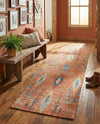 Savannah Threads Collection Area Rug -  Namib Runner Rust Red  lifestyle 29