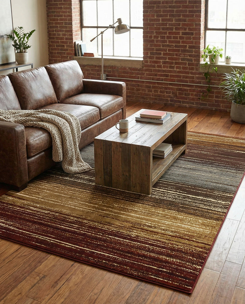 Bistro Lounge Collection Area Rug -  Cortado Rectangle Beige  lifestyle 22