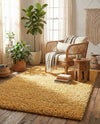 Alpine Plush Collection Area Rug -  Cortina (Sun Yellow) Rectangle Sun Yellow  lifestyle 20