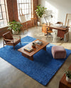 Plush Oasis Collection Area Rug - Serenity (Periwinkle Blue) Rectangle Periwinkle Blue  lifestyle 28