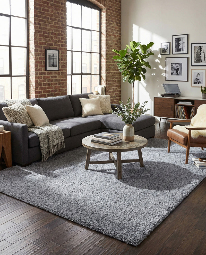 Alpine Plush Collection Area Rug -  Cortina (Sterling) Rectangle Sterling  lifestyle 18