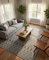 Urban Oasis Rugs Collection Area Rug -  Boulevard (Charcoal Gray) Rectangle Charcoal Gray  lifestyle 9
