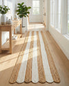 Serenity Braided Jute Collection Area Rug - Luna Runner Natural and Ivory  lifestyle 47