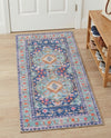 Heritage Elegance Collection Area Rug -  Taj Runner Blue  lifestyle 67