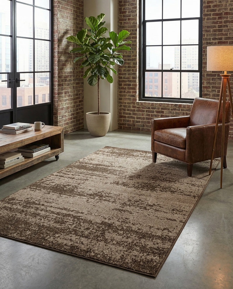 Studio Haven Collection Area Rug -  Gallery (Brown) Rectangle Brown  lifestyle 31