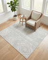 Desert Nomad Terrace Collection Area Rug - Sahara (Gray) Square Gray  lifestyle 53